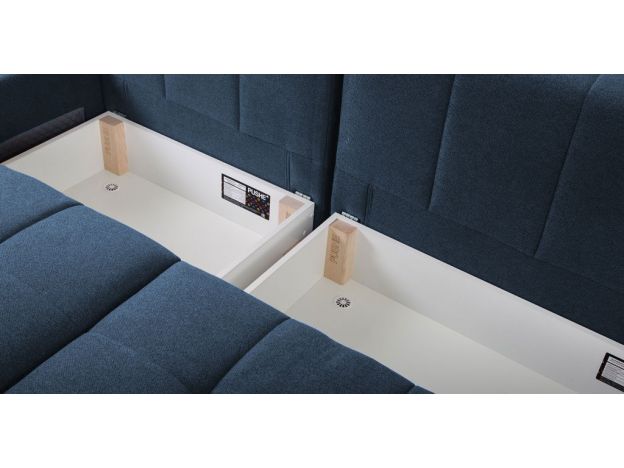 Угловой диван Джефферсон цвет синий (фото 29004)