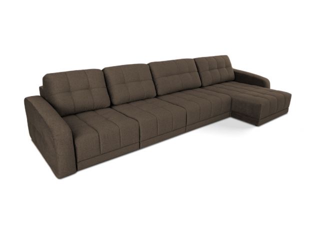 Угловой диван Джефферсон цвет коричневый (фото 325535)