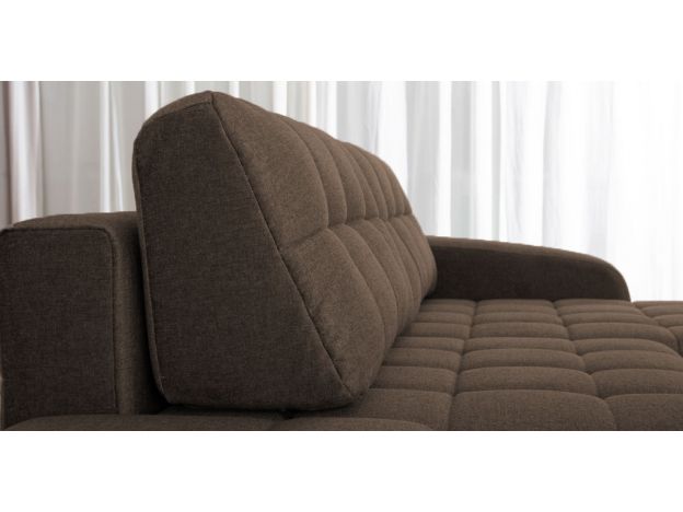 Угловой диван Джефферсон цвет коричневый (фото 325537)