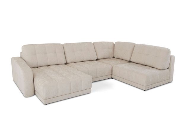 Угловой диван Джефферсон цвет белый,бежевый (фото 325576) Угловой диван Джефферсон цвет белый,бежевый (фото 325576)
