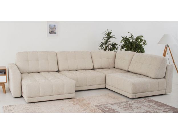 Угловой диван Джефферсон цвет белый,бежевый (фото 325581) Угловой диван Джефферсон цвет белый,бежевый (фото 325581)