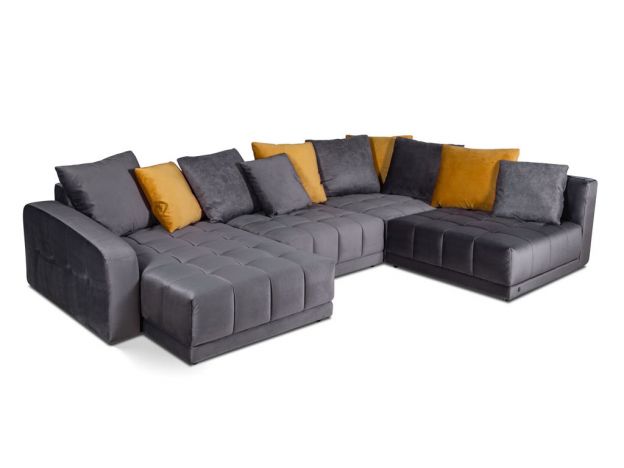 Угловой диван Джефферсон цвет серый Угловой диван Джефферсон цвет серый