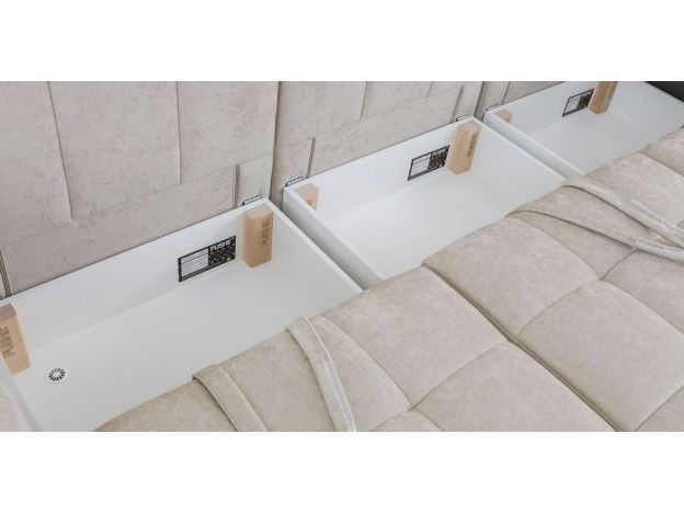 Угловой диван Джефферсон цвет белый,бежевый (фото 325773)