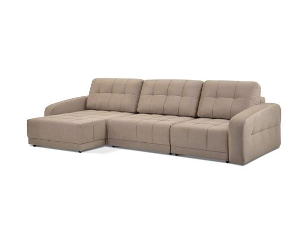 Угловой диван Джефферсон цвет бежевый,коричневый (фото 29183)