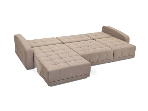 Угловой диван Джефферсон цвет бежевый,коричневый (фото 29185)