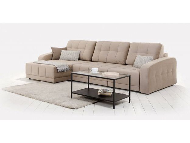 Угловой диван Джефферсон цвет бежевый,коричневый (фото 29188)