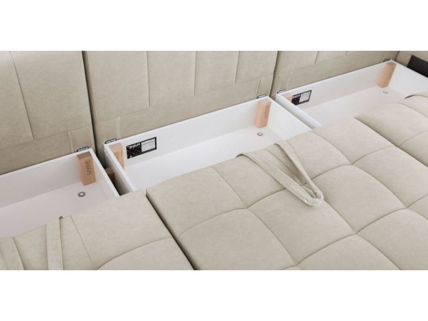 Угловой диван Джефферсон цвет бежевый (фото 325834)