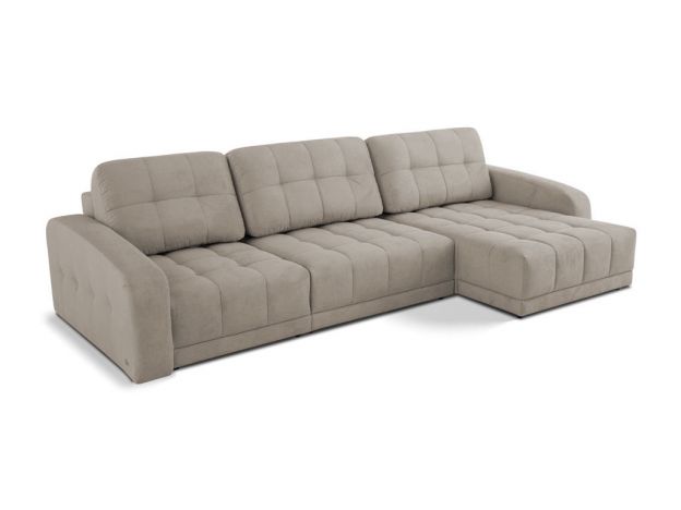 Угловой диван Джефферсон цвет бежевый,серый (фото 325865)