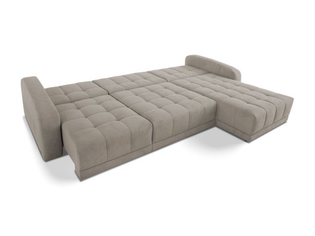 Угловой диван Джефферсон цвет бежевый,серый (фото 325869)