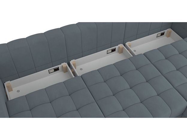 Угловой диван Джефферсон цвет серый,голубой (фото 325917) Угловой диван Джефферсон цвет серый,голубой (фото 325917)