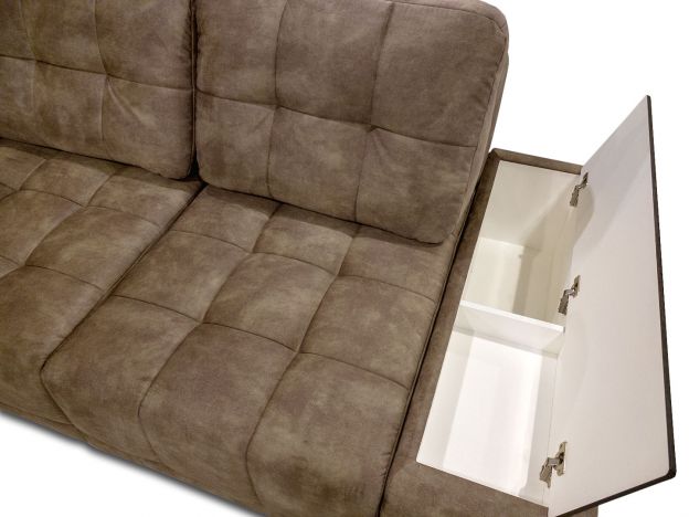 Угловой диван Джефферсон цвет коричневый (фото 143607)