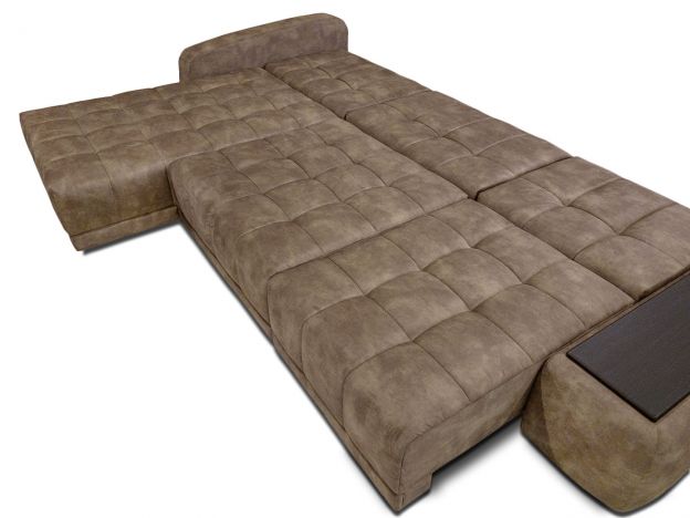 Угловой диван Джефферсон цвет коричневый (фото 143610)