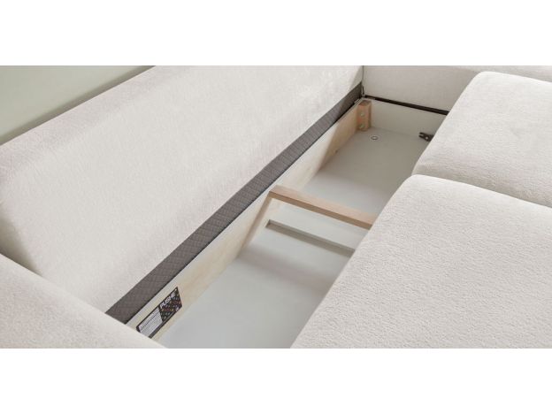 Угловой диван Хадсон цвет белый (фото 326269)