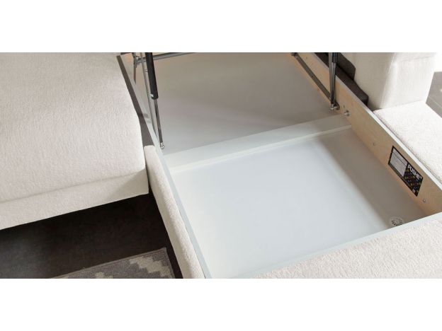 Угловой диван Хадсон цвет белый (фото 326270)