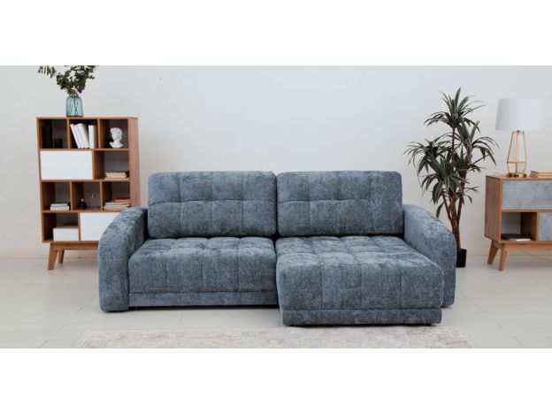 Угловой диван Джефферсон цвет голубой (фото 326133)