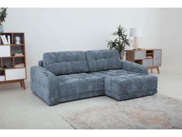 Угловой диван Джефферсон цвет голубой (фото 326134)