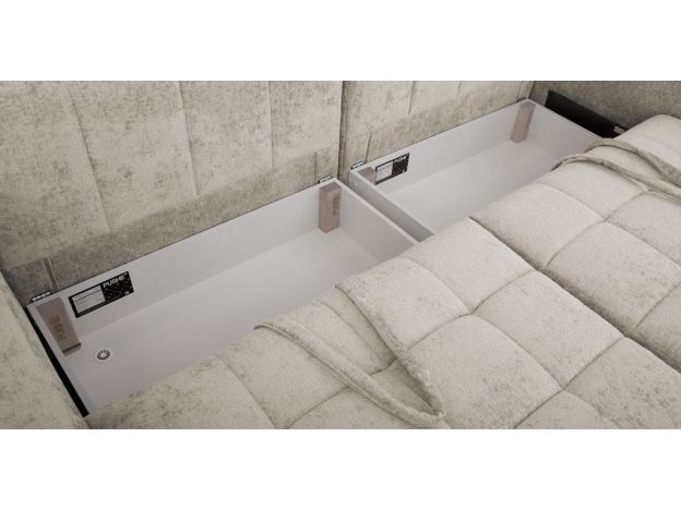 Угловой диван Джефферсон цвет бежевый,серый (фото 326173)