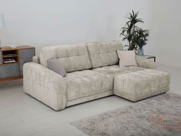 Угловой диван Джефферсон цвет бежевый,серый (фото 326175)