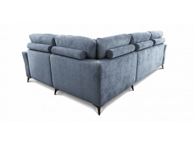 Угловой диван Хадсон цвет голубой (фото 326736)