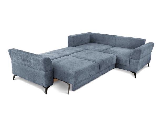 Угловой диван Хадсон цвет голубой (фото 326737)