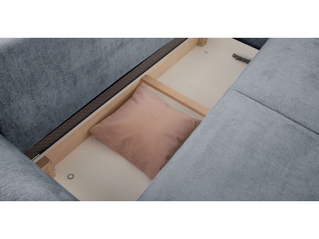 Угловой диван Хадсон цвет голубой (фото 326739)