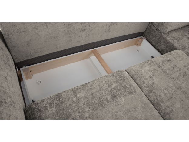 Угловой диван Хадсон цвет серый (фото 326932)