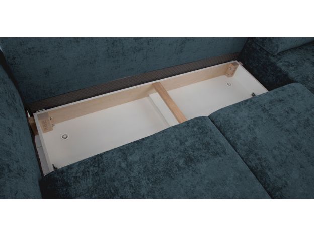 Угловой диван Хадсон цвет синий (фото 326967)