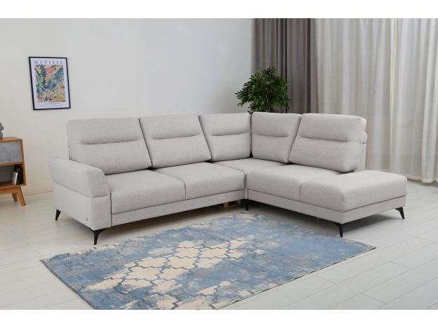 Угловой диван Хадсон цвет серый (фото 327000)