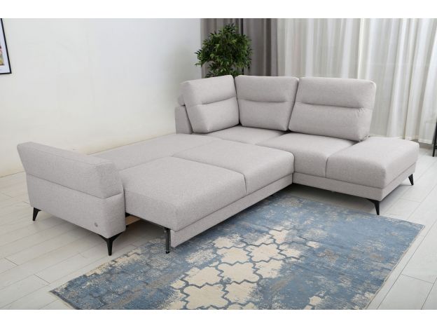 Угловой диван Хадсон цвет серый (фото 327002)