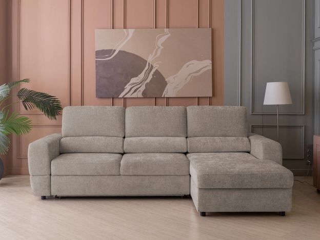 Угловой диван Браун цвет бежевый,серый (фото 327470)