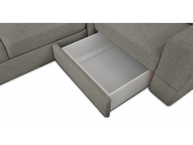 Угловой диван Браун цвет серый (фото 327148)