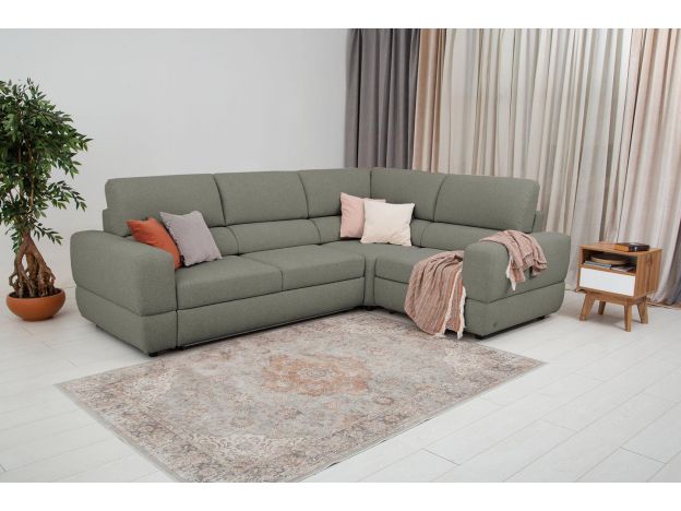 Угловой диван Браун цвет серый (фото 327149)