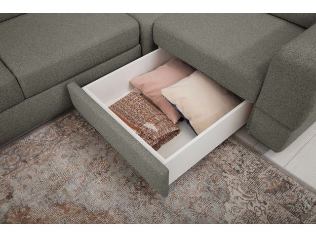 Угловой диван Браун цвет серый (фото 327152)