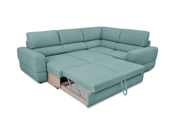 Угловой диван Браун цвет бирюза,голубой (фото 327237)