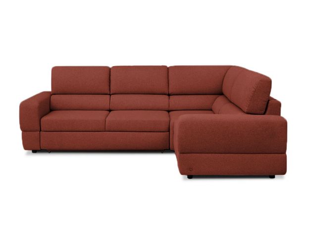 Угловой диван Браун цвет красный,терракот (фото 327280)