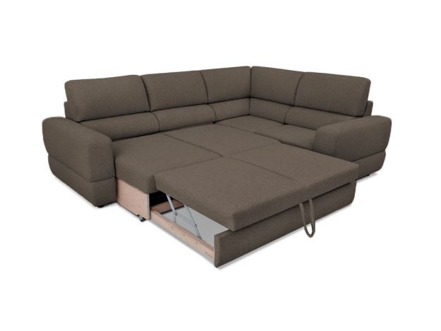 Угловой диван Браун цвет коричневый (фото 327327)