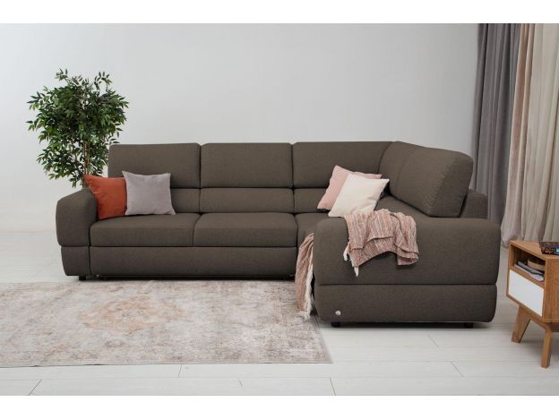 Угловой диван Браун цвет коричневый (фото 327330)