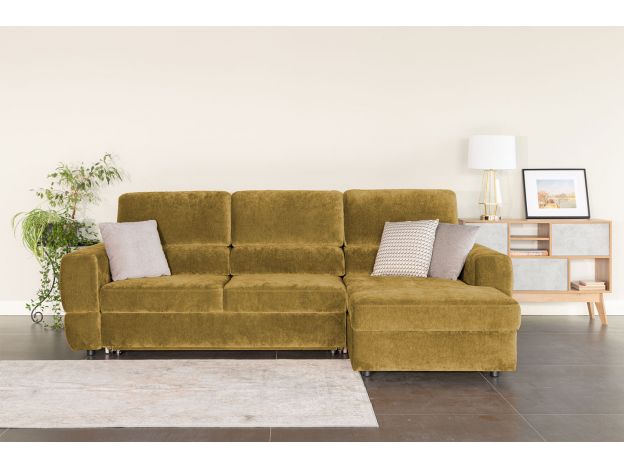 Угловой диван Браун цвет желтый (фото 327386)