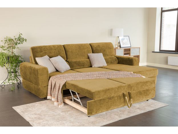 Угловой диван Браун цвет желтый (фото 327388)