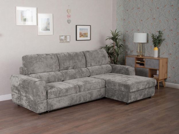 Угловой диван Браун цвет серый (фото 327441)