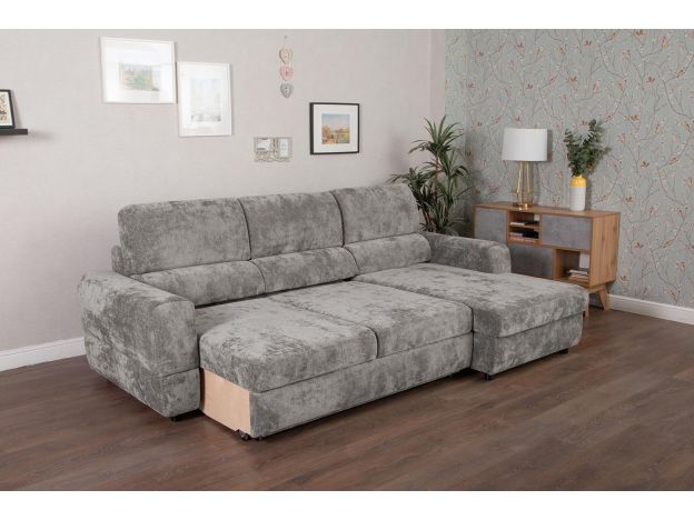 Угловой диван Браун цвет серый (фото 327442)