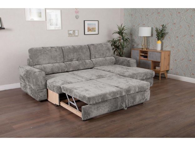 Угловой диван Браун цвет серый (фото 327443)