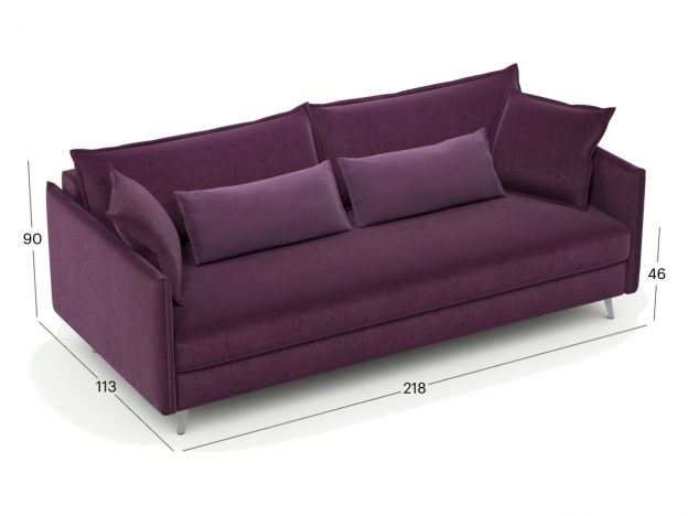 Диван MOON 171 цвет фиолетовый (фото 328390) Диван MOON 171 цвет фиолетовый (фото 328390)