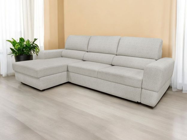 Угловой диван Браун цвет серый (фото 328276)