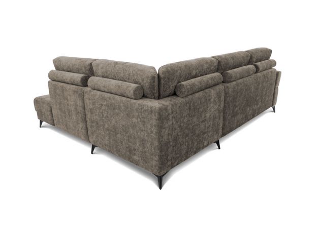 Угловой диван Хадсон цвет коричневый (фото 326861)