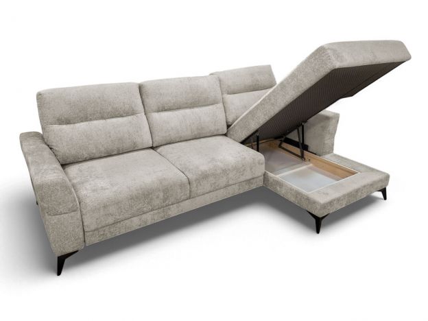 Угловой диван Хадсон реальное фото образца цвет серый (фото 328212)