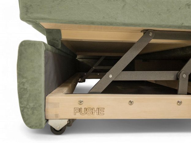 Угловой диван Арно реальное фото образца цвет зеленый,оливковый (фото 327977)