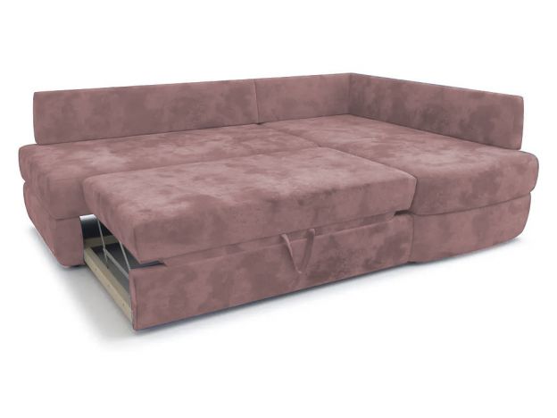 Угловой диван Арно цвет розовый (фото 328055)