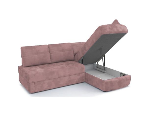 Угловой диван Арно цвет розовый (фото 328056)