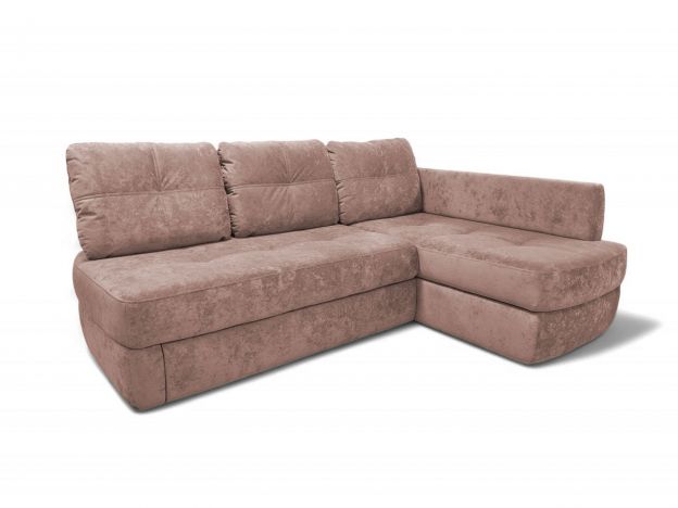 Угловой диван Арно реальное фото образца цвет розовый (фото 328057)